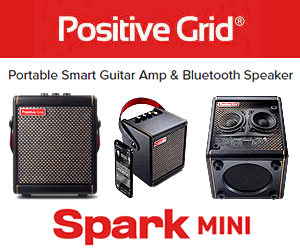 SPARK MINI from Positive Grid. Battery-powered portable practice amp and Bluetooth® speaker with smart app integration and big, beautiful multi-dimensional sound. Take your tone anywhere!